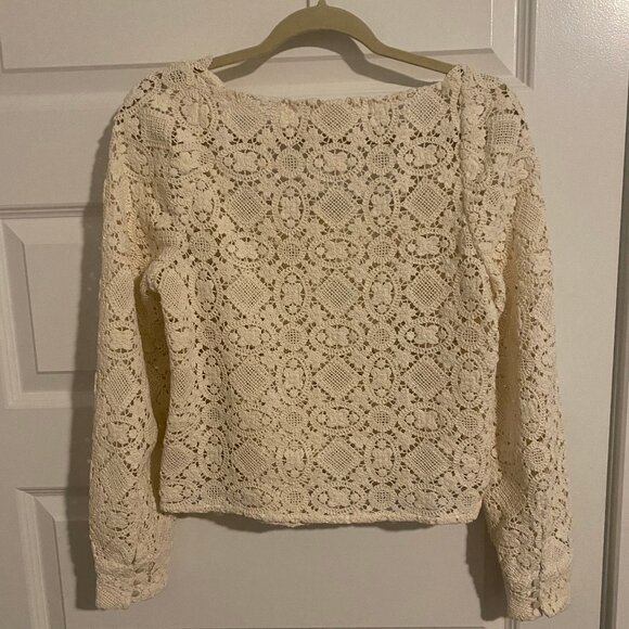 Sézane Alvere Blouse in Ecru - Picture 6 of 10